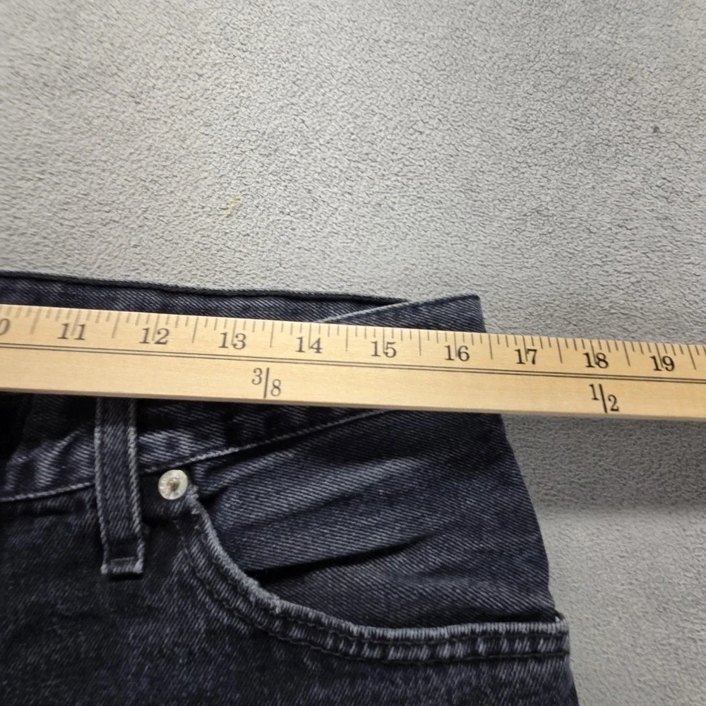 Levis 507 Jeans‎ Mens Black Dark Wash Straight Zip Fly Fits 32x32